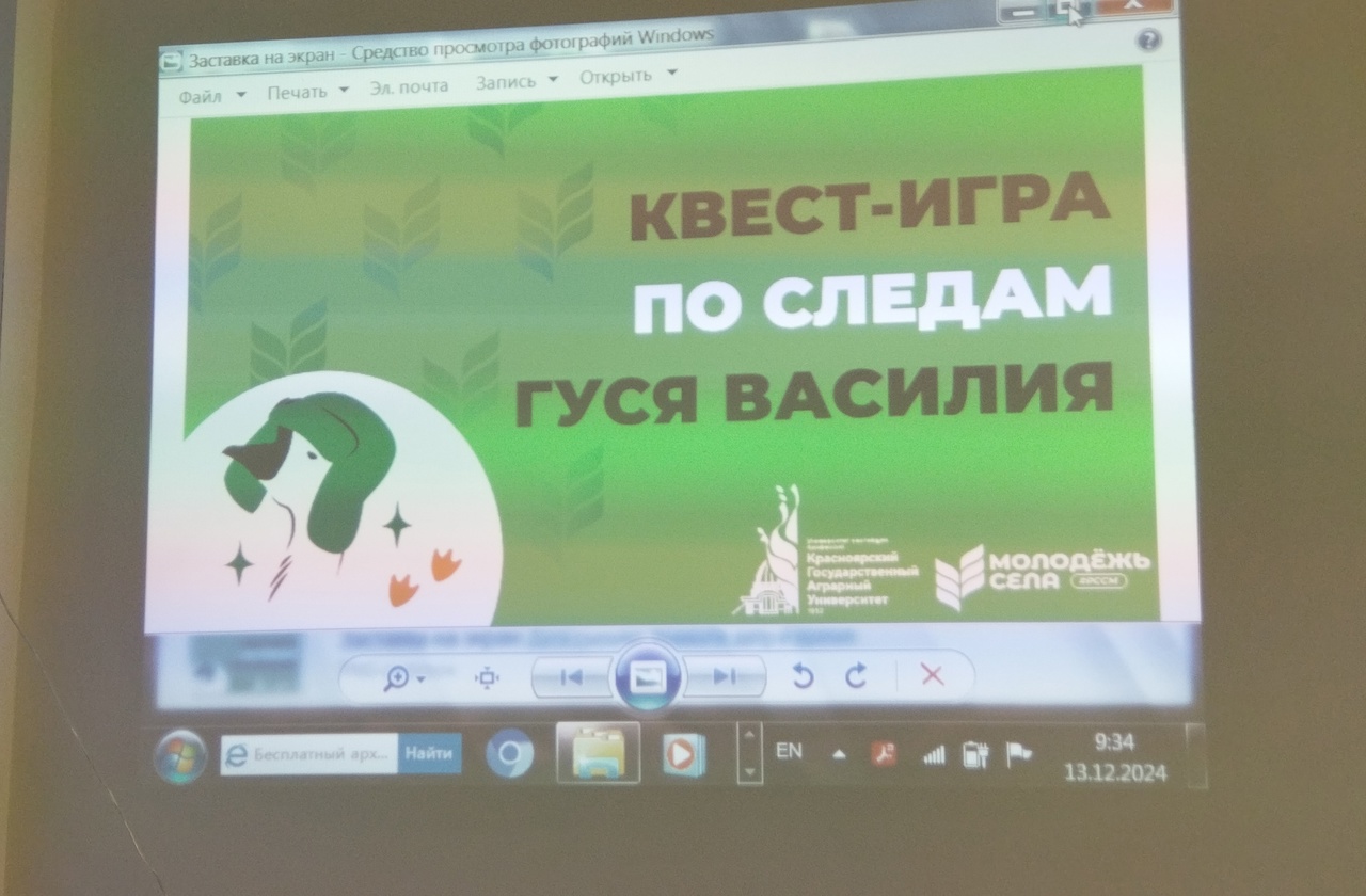 По следам гуся Василия.